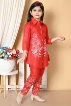Rayon Printed Cloting Set for Girls 