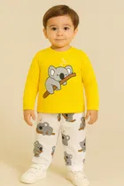 Hoisery Printed Clothing Set for Boys 
