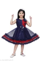 Cotton Blend Frock for Girls 