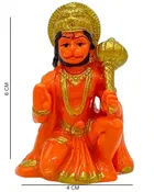 Hanuman Idol Polyresin 4 Cm X 9 Cm X 6 Cm