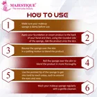 Powder Puff with Round Makeup Sponge 