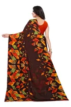 Saree with Unstitched Blouse for Women 