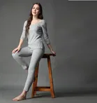 Polycotton Full Sleeves Thermal Set for Women 