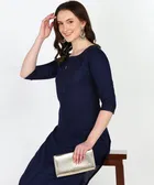 Rayon Embroidered Kurta for Women 