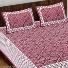 Cotton Double Bedsheet with 2 Pillow Cover 