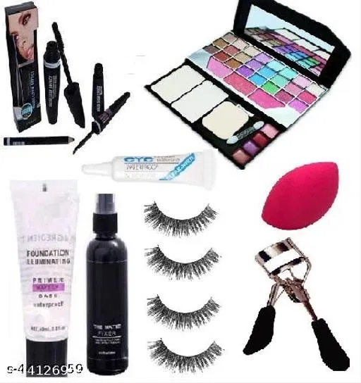 Face Makeup Combo, Multicolor, Set of 1