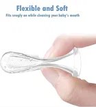 Silicone Finger Brush Tongue Cleaner for Baby Teething 