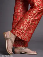 Shoetopia Women's Flats - Gold Embellished 