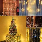 Stars LED Curtain String Lights for Festive Decoration 