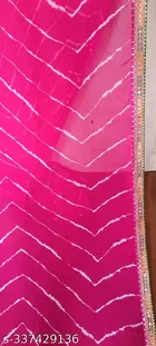 Georgette Printed Saree for Women 