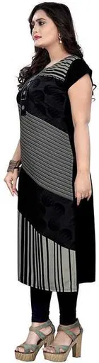 AK Fashion Mall Women Crepe Kurti 