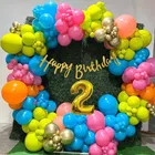 2nd Happy Birthday Balloon Decoration Kit, Multicolor, Pack Of 68