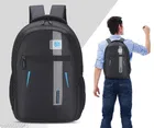 Polyester Backpack for Men & Women, Black