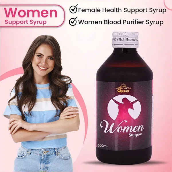 WOMEN SUPPORT SYRUP 500ml, A menstrual care product., (Pack of 1)