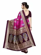 SVB आर्ट सिल्क साड़ी फॉर विमेंस 