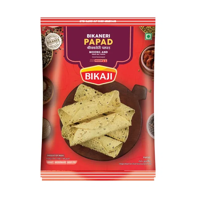 Bikaji Baat Cheet Papad - 400g