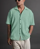 Cotton Blend Polo Neck T-Shirt for Men 