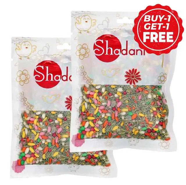 शादानी प्लेन मिक्स सौंफ 2X100 g (1 के साथ 1 मुफ्त )