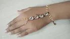 Alloy Bracelets for Women & Girls, White