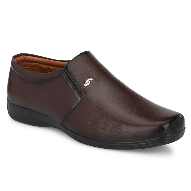Formal Shoes for Men (Brown, 10)