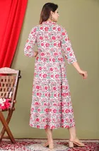 Rayon Printed Anarkali Kurti for Women 