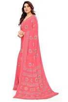 Georgette Printed Saree for Women 