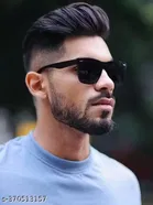 Square Shape UV Protected Sunglasses for Mens ,Black