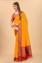 Vichitra Embellished Saree for Women 