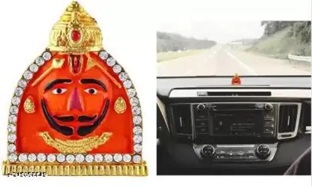 Salasar Balaji Car Dashboard Idol (Multicolor)