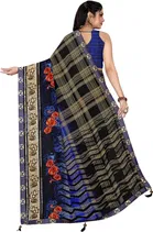 Georgette Printed Saree for Women 