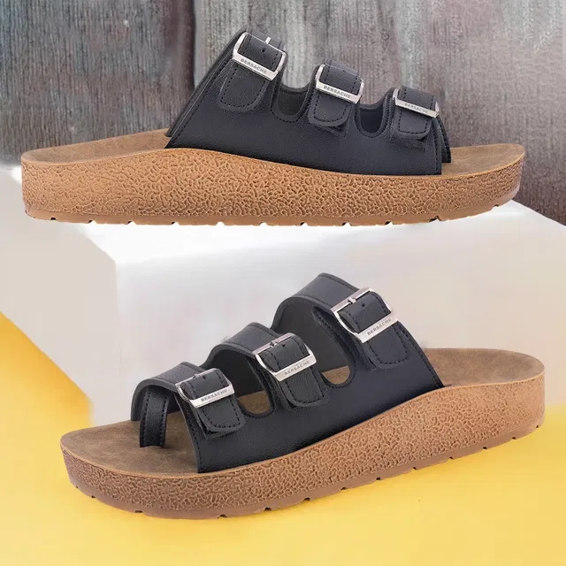 Sliders For Men, Black (8)