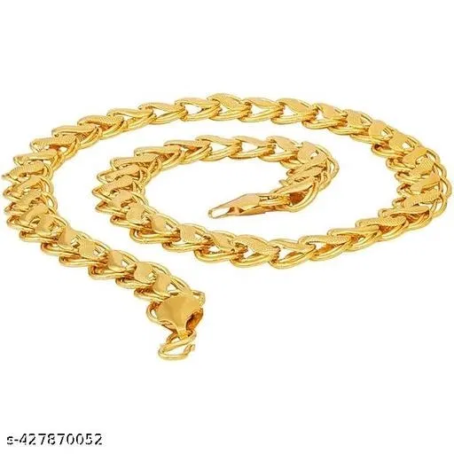 Gold Plated Brass Chain for Men