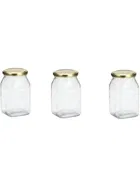 Glass Airtight Kitchen Storage Jars with Lid 