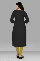 Cotton Slub Embroidered Kurti for Women 