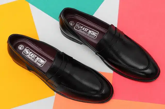 Loafers for Men (Black, 6)