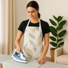 Krishna E Leaf Printed Apron 68x58cms 