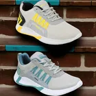 Sports Shoes for Men, Pack of 2, Grey 