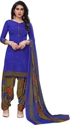 Yashika Unstitched Crepe Salwar Suit Material 