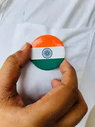 Tricolour Indian Flag Bagdes 