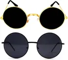 Metal Round Shape Sunglasses for Men 
