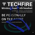 TECHFIRE Hi-Bass Bluetooth Neckband [Blue]