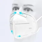 Reusable N95 Face mask with Protective Melt blown 5 Layer 
