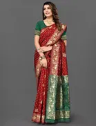 Silk Embellished Saree for Women 