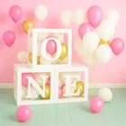 One Balloon Box for 1st Birthday Decoration,Multicolour,Set Of 1