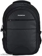Polyester Backpack for Men & Women, Black