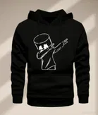 Fleece Printed Hoodie for Men 