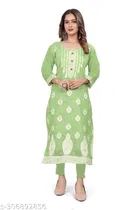 Cotton Embroidered Kurti for Women 