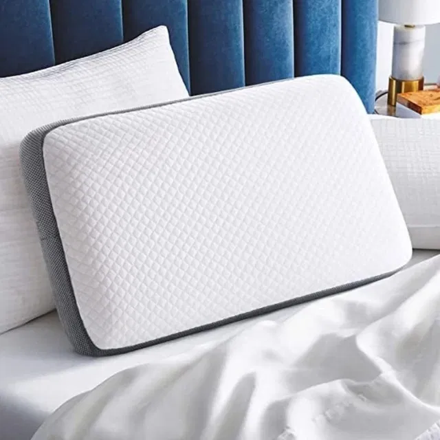 Shoulder & Back Pain Relief-Orthopedic Pillow, White