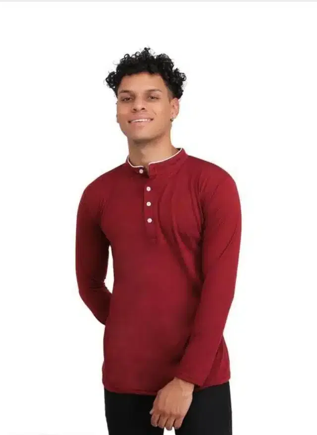 T-Shirt for Men (Maroon, XL)