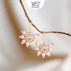 Brass Pearl Ear Cuffs for Women 